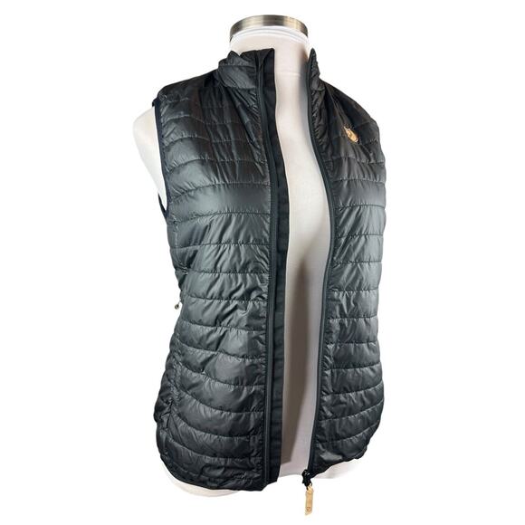 *Read* Fjallraven Abisko Padded Vest Lightweight Zip Puffer Black Women's Medium - Picture 5 of 14